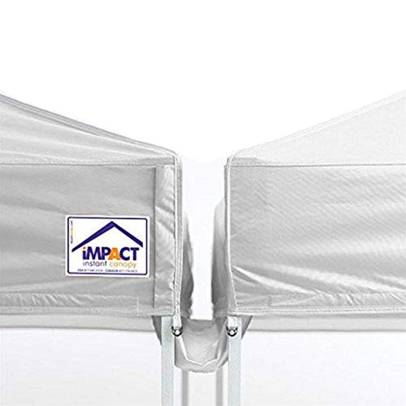 Impact Canopy 20-Foot Canopy Tent Rain Gutter, White - Image 1
